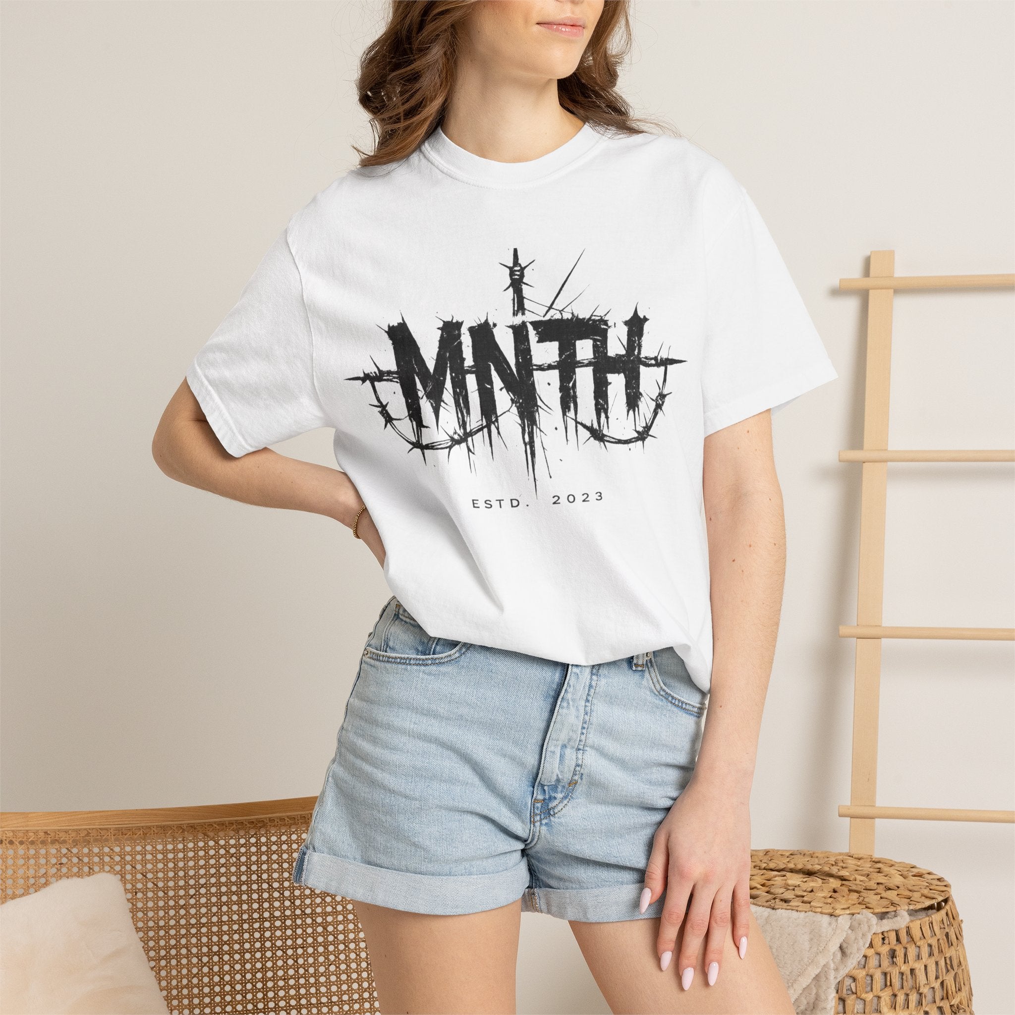 MNTH Angel Graphic Tee — No Peace In Silence