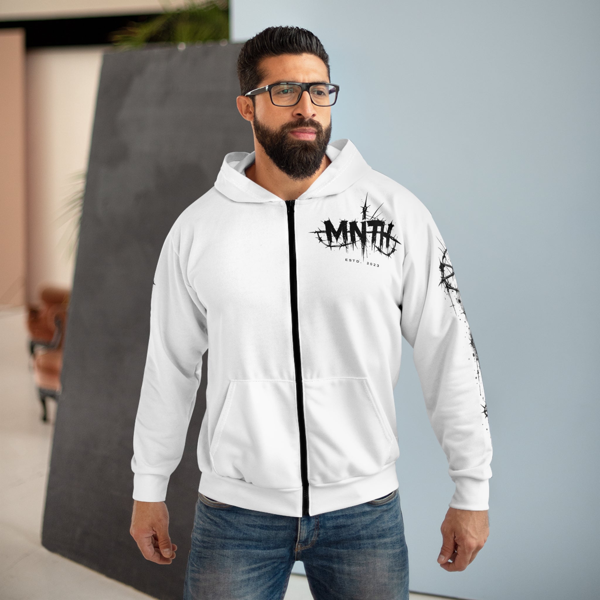 MNTH Zip Hoodie — Wear Loud. Say Nothing.