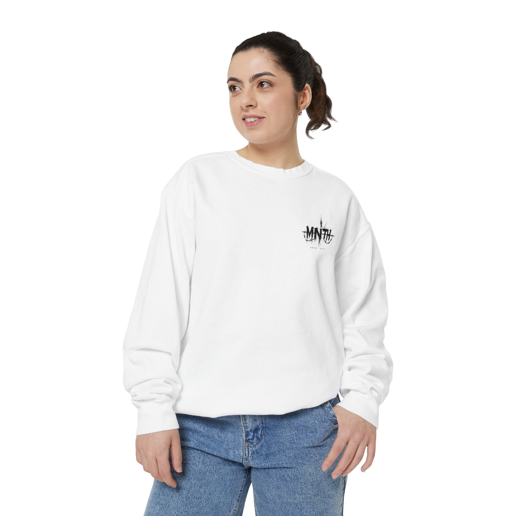 MNTH Brushed Small Chest Logo Sweatshirt