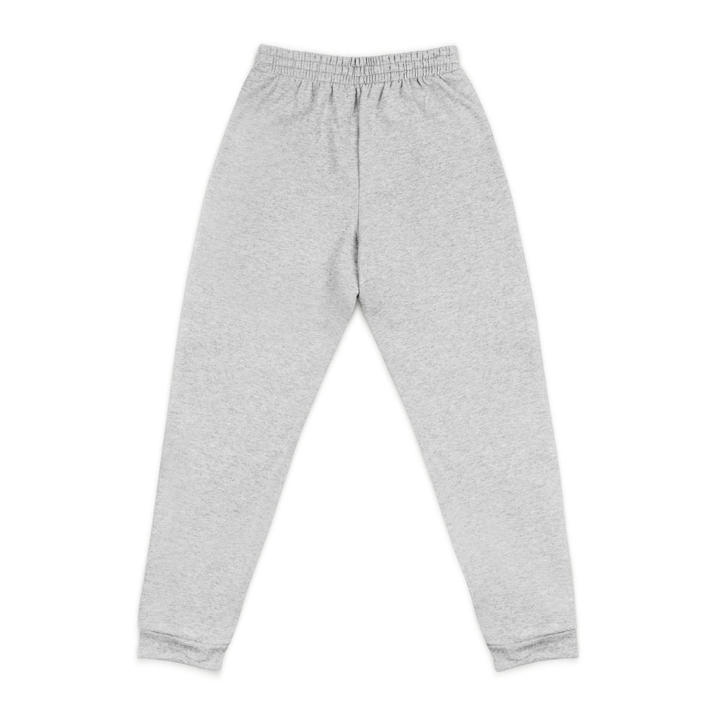 Embroidered Grey Joggers — Minimal Script Logo Sweatpants