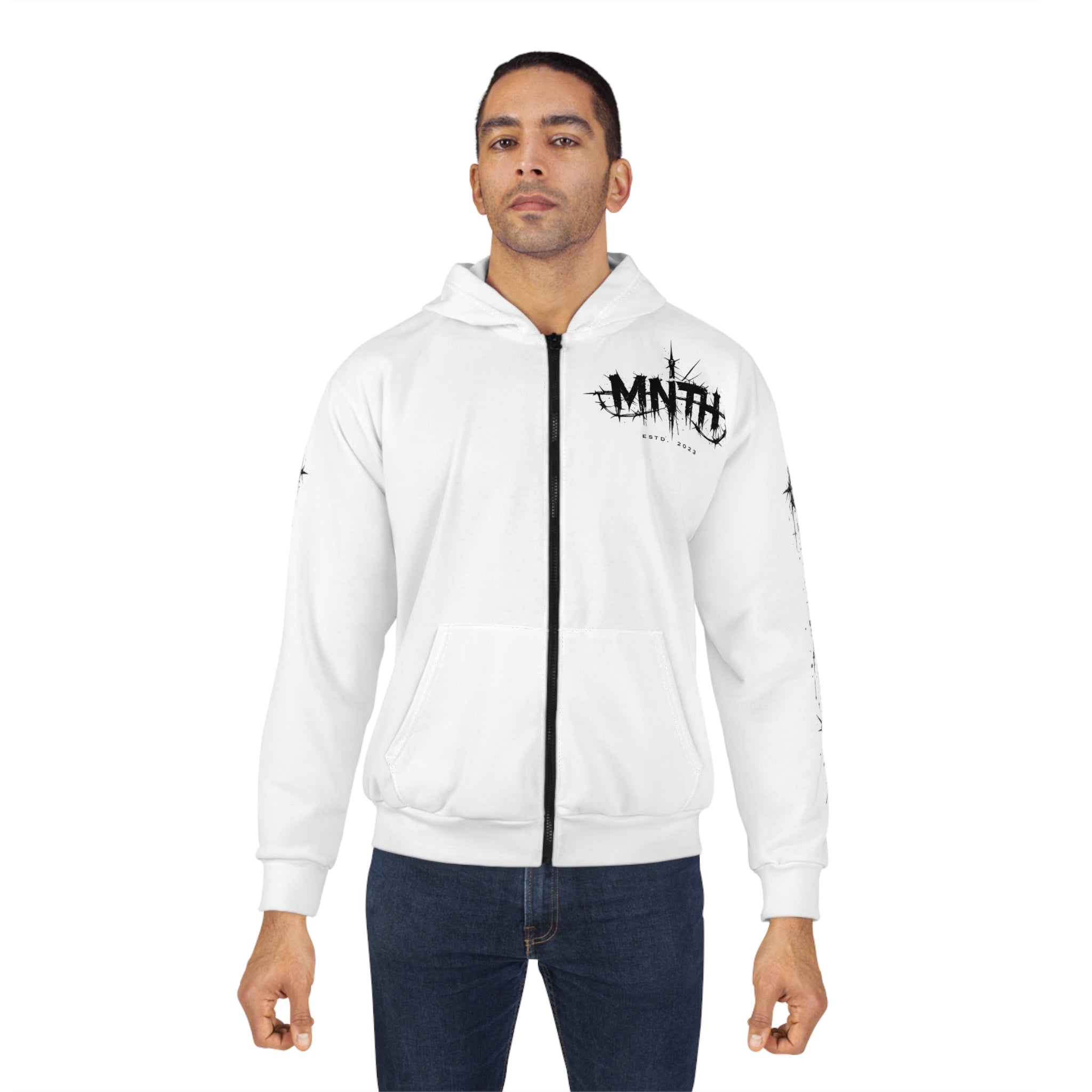 MNTH Zip Hoodie — Wear Loud. Say Nothing.